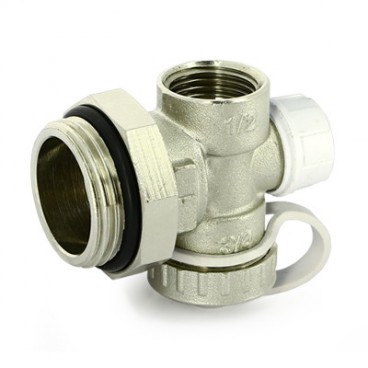 Uni-Fitt Дренажная группа НР 1" для коллекторных групп, без воздухоотводчика (Италия)