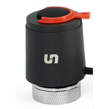 Uni-Fitt Привод термоэлектрический 230 В НЗ, кабель 1 м (чёрный)